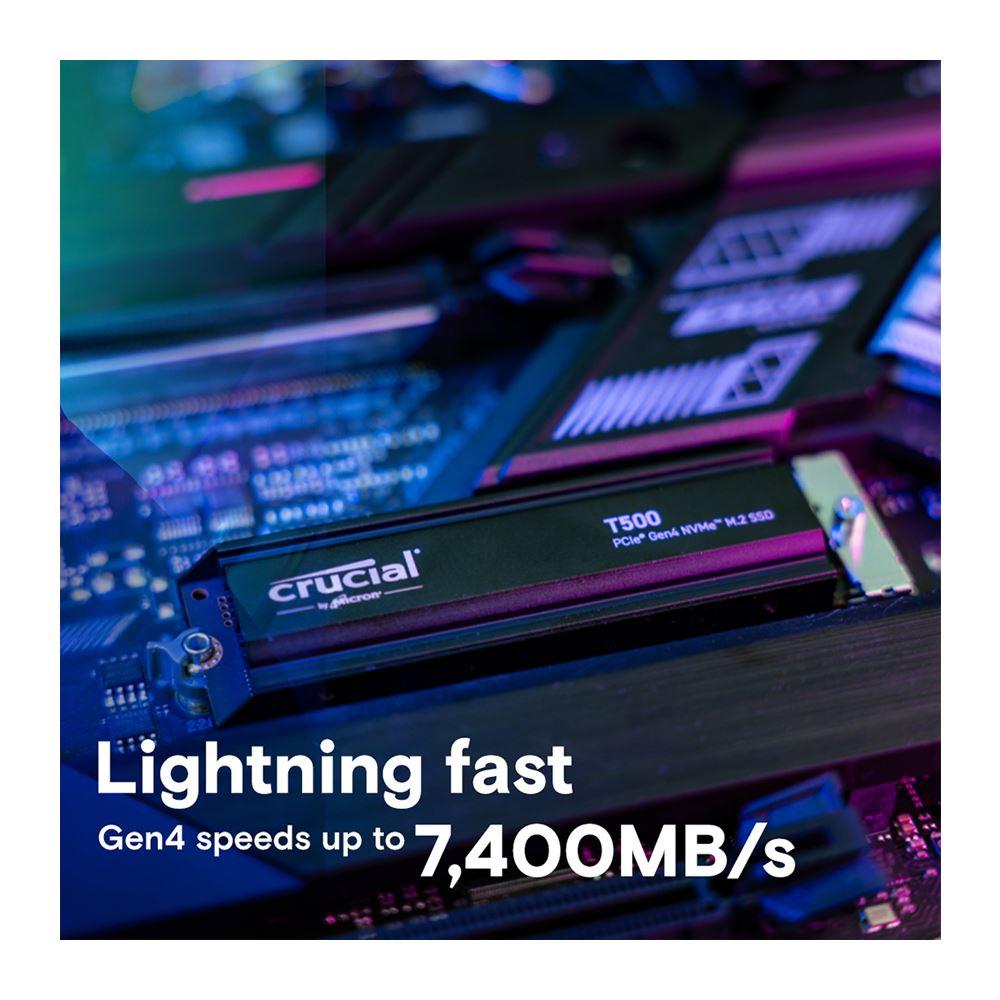 [CT4000T500SSD3] Crucial T500 4TB M.2 NVMe Gen4 NAND SSD