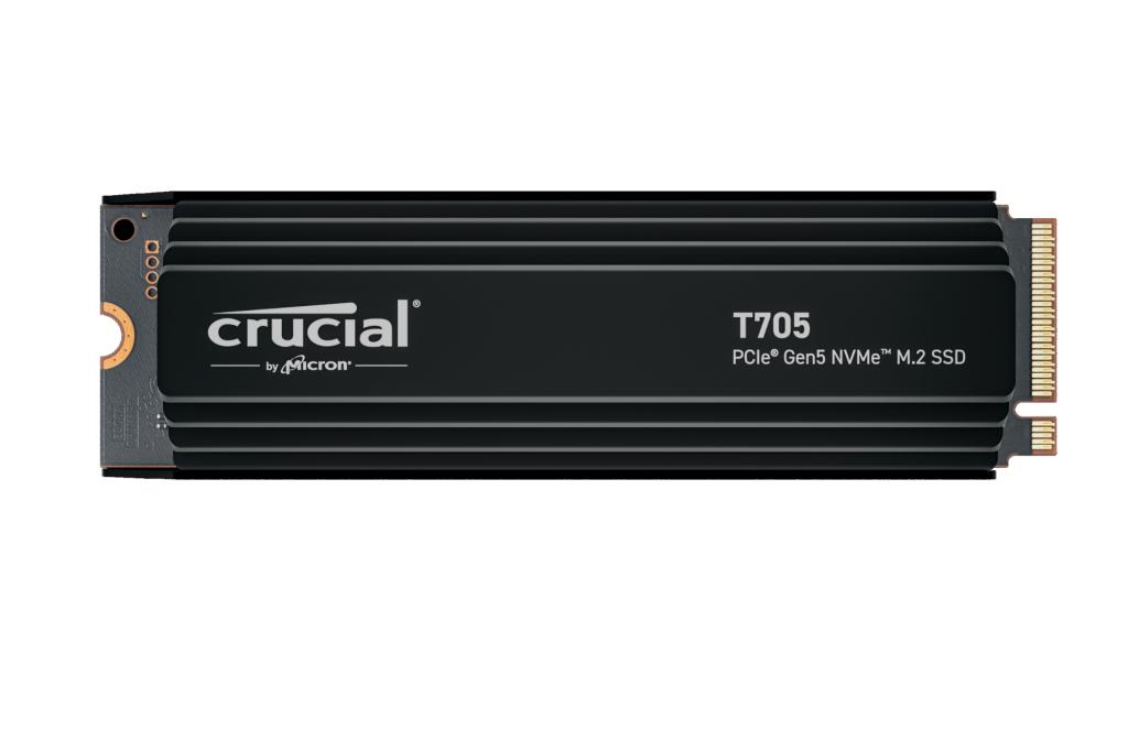 [CT1000T705SSD5] Crucial T705 1TB M.2 NVMe Gen5 with Heatsink NAND SSD
