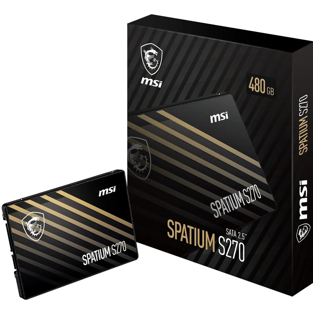 [S270SATA480GB] MSI SPATIUM S270 480GB 2.5"SSD