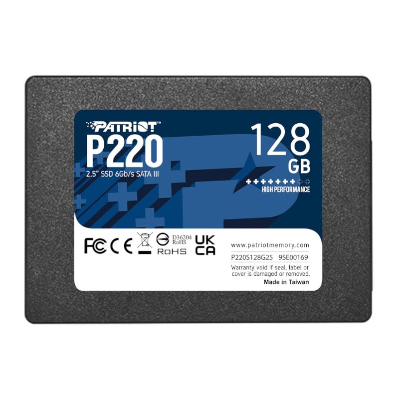 [P220S128G25] Patriot P220 128GB 2.5" SSD 