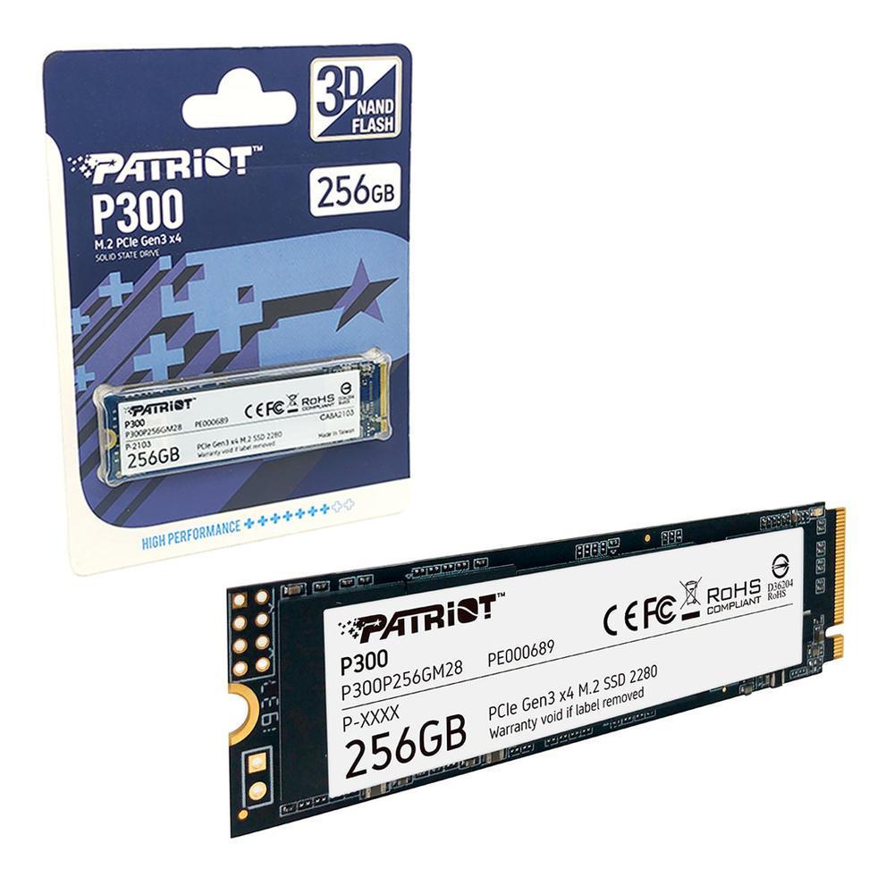 [P300P256GM28] Patriot P300 256GB M.2 PCIe NVMe SSD