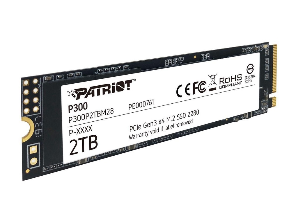 [P300P2TBM28] Patriot P300 2TB M.2 PCIe NVMe SSD