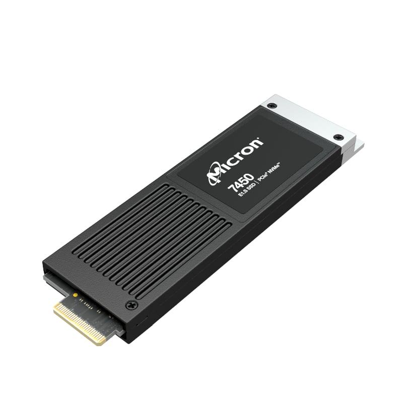 [MTFDKCE960TFR-1BC15ABYYR] Micron 7450 PRO 960GB E1.S NVME SSD TCG-Opal with Heatsink
