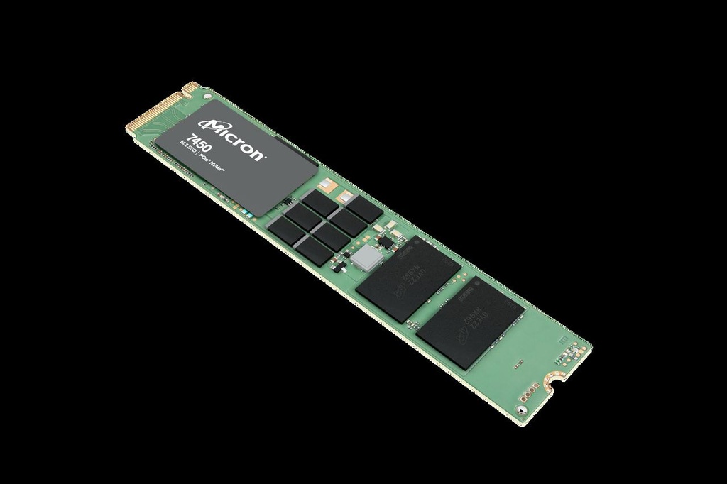 [MTFDKBZ3T8TFR-1BC1ZABYYR] Micron 7450 PRO 3840GB E1.S NVME SSD Non-SED