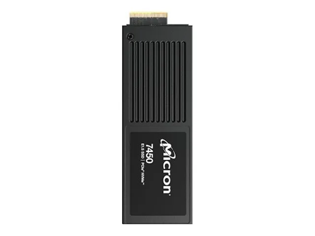 Micron 7450 PRO 7680GB E1.S NVME SSD TCG-Opal with heatsink