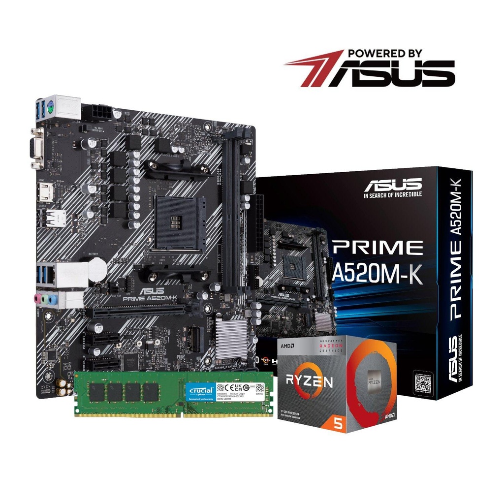[PCB_UPK_21] PCBuilder AMD Ryzen 5 3400G LEVEL UP Core Upgrade Kit