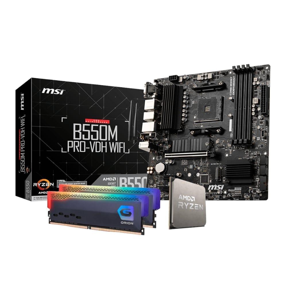 [PCB_UPK_10] PCBuilder AMD Ryzen 7 5700X3D LEVEL UP Prime Upgrade Kit (B550, 16GB DDR4, & 240mm AIO Cooler)