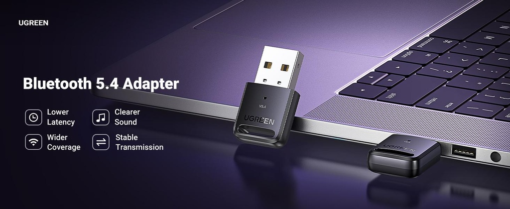 [CM748-35058] UGREEN Bluetooth 5.4 USB Adapter