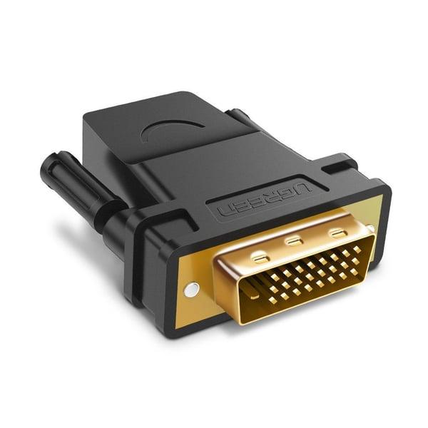 [20124-20124] UGREEN DVI 24+1 Male to HDMI Female Adapter (Black)