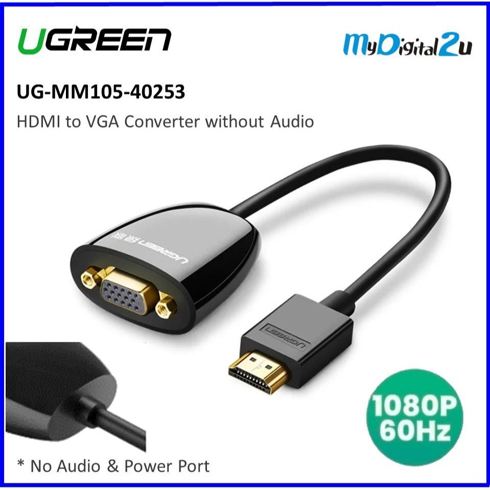 UGREEN HDMI to VGA Converter without Audio (Black)
