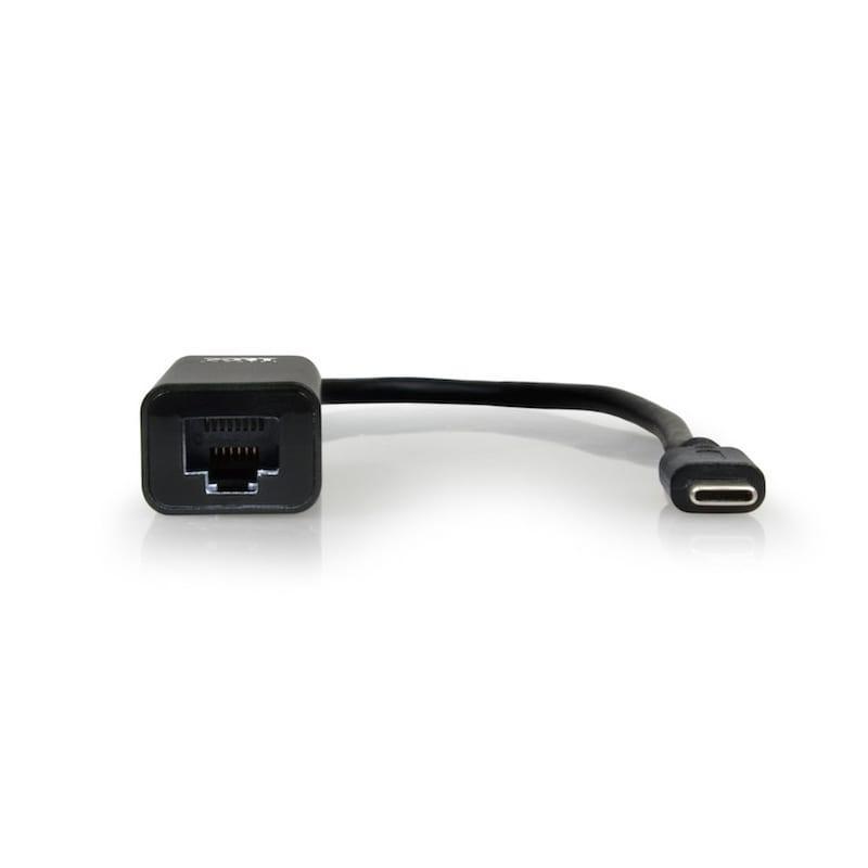 [900126] Port USB Type-C to RJ45 5Gbps 30cm Adapter - Black