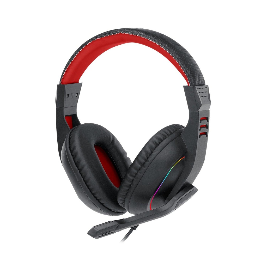 REDRAGON Over-Ear ARES RGB Aux Gaming Headset - Black