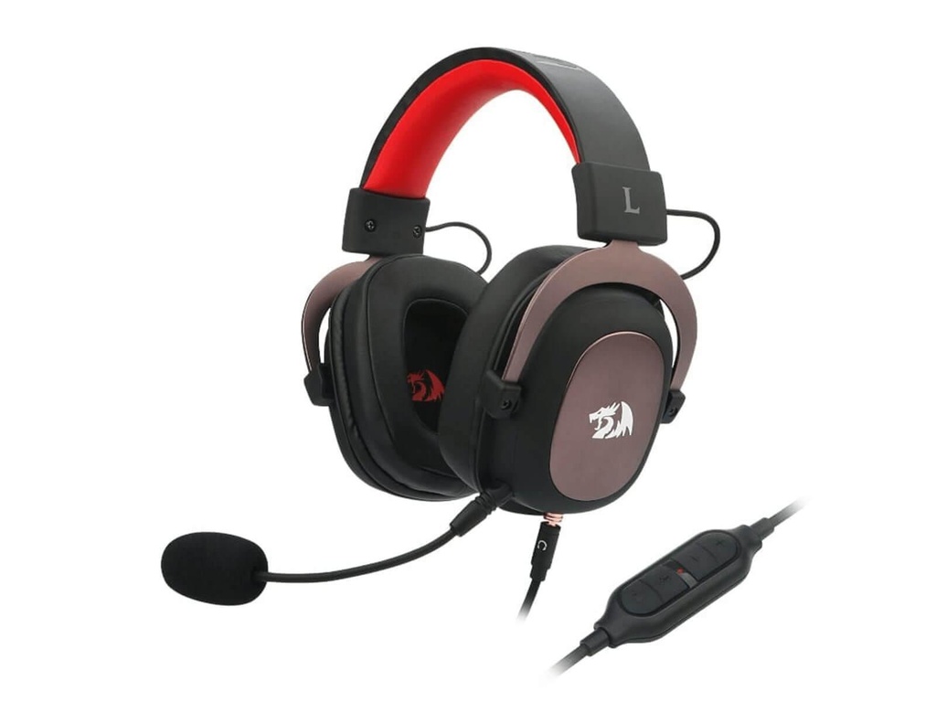 REDRAGON Over-Ear ZEUS 2 USB Gaming Headset - Black 