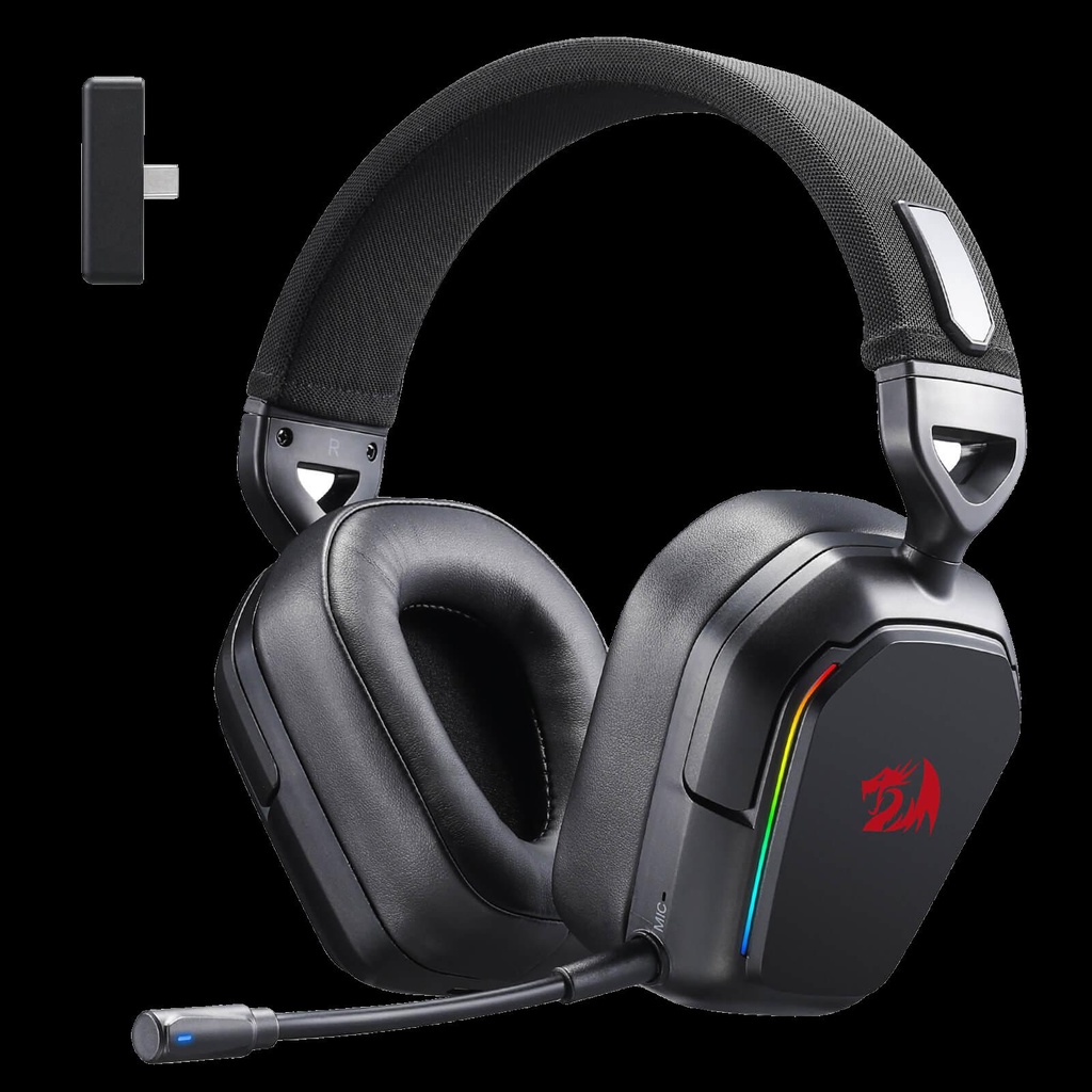 REDRAGON Over-Ear MIRA Gaming Headset - Black