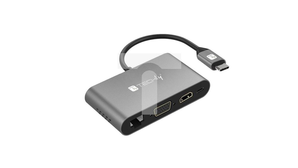 [901908] Port USB Type-C to 1 x RJ45|2 x USB3.1 Gen1|2 x HDMI|1 x Type-C|1 x USB3.1 Gen1 | Apple Charging 2.4A|1 x Aux Dock - Black