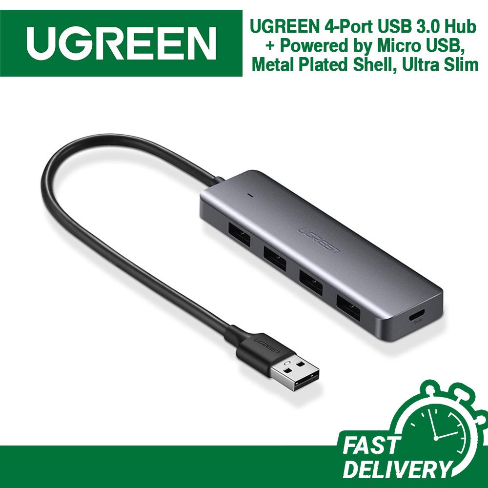 [CM219-70336] UGREEN 4-Port USB3.0 Hub with USB-C Power