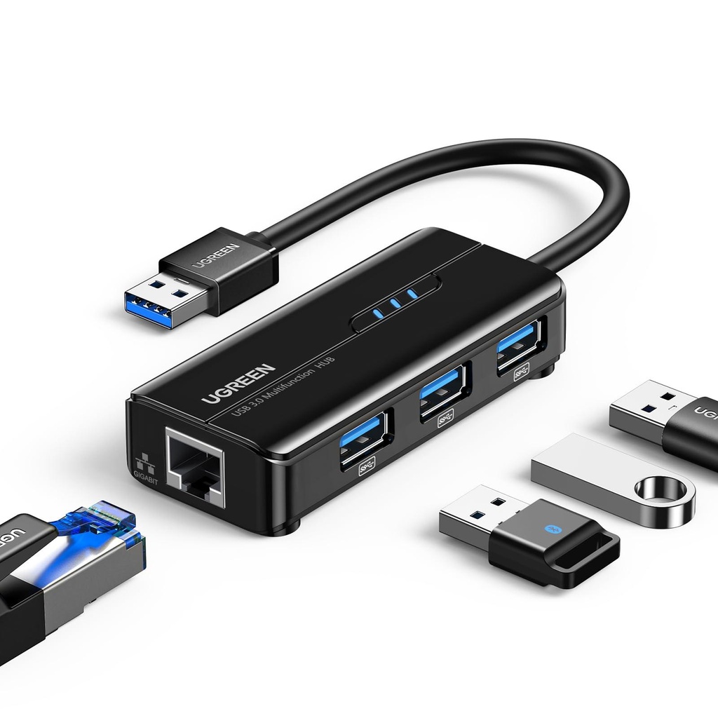 [CR113-20290] UGREEN USB 3.0 Hub  0.5m (Black)
