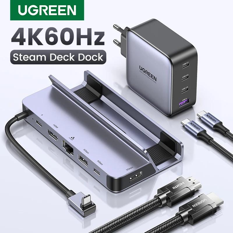 [CM512-45000] UGREEN USB-C to HDMI + 2*USB-A3.2 + 1*USB-C3.2 + RJ45 + PD 4K@60 Dock