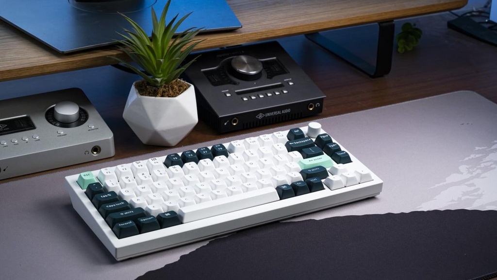 [Q1H-M1] Keychron Q1 HE 75% Full Assembled  Magnetic Switch Hot-Swap Gateron DBL-Rail Nebula Switch RGB Wireless Keyboard - Black