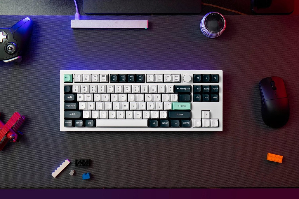 [Q3H-P1] keychron Q3 HE ANSI 80% TKL 87 Key Shell White0SA Full Assembled Knob Magnetic Switch RGB Hot-Swap Gateron Double-Rail Magnetic Nebula Switch Wireless / Wired / 2.4GHz Normal Profile QMK Custom Keyboard