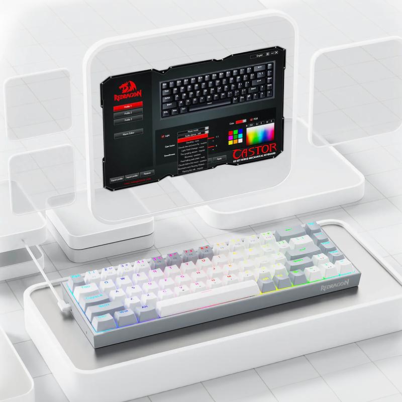[RD-K631WG-RGB] REDRAGON MECHANICAL Caster Wired Gaming Keyboard