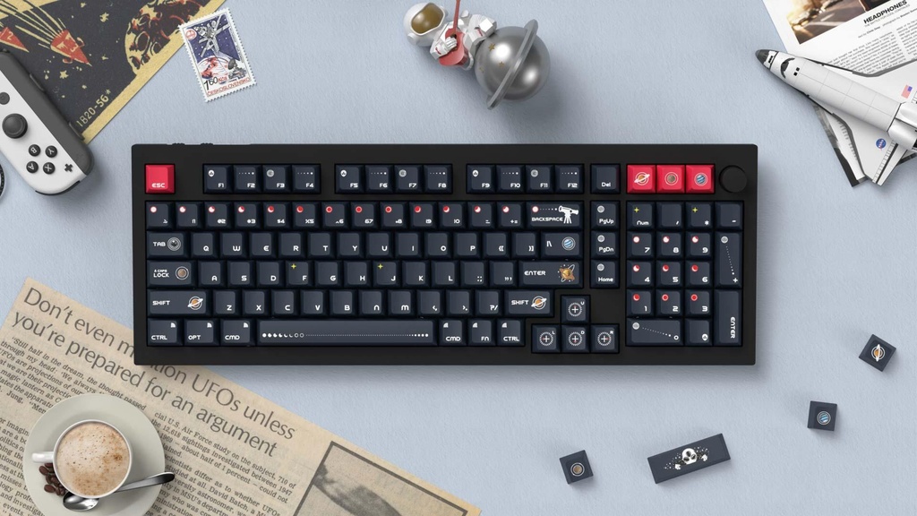 [PBT-96] Keychron Cherry Profile Dye-Sub PBT Full Keycap Set - Cosmic Galaxy
