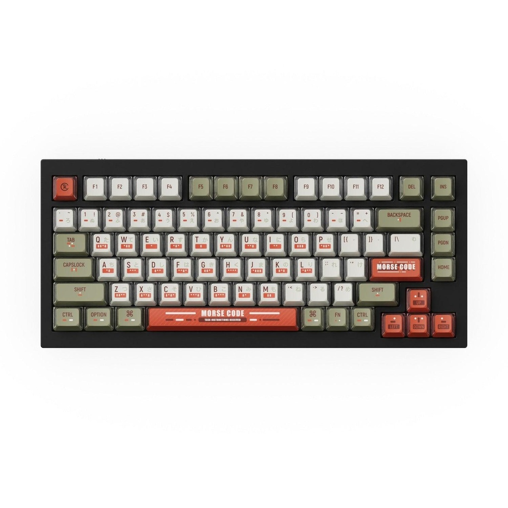 [PBT-57] Keychron OEM Dye-Sub PBT Full Keycap Set - Black on White