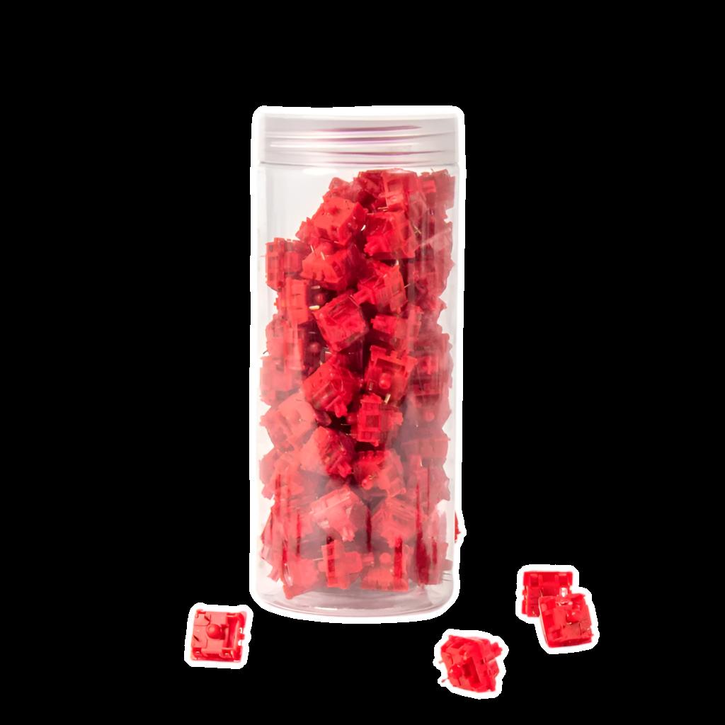[G40] Keychron Red Gateron Phantom Switches 110 pcs