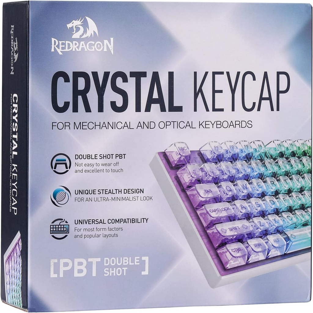 [RD-A135] REDRAGON Mechanical Keycaps 147 crystal keycaps