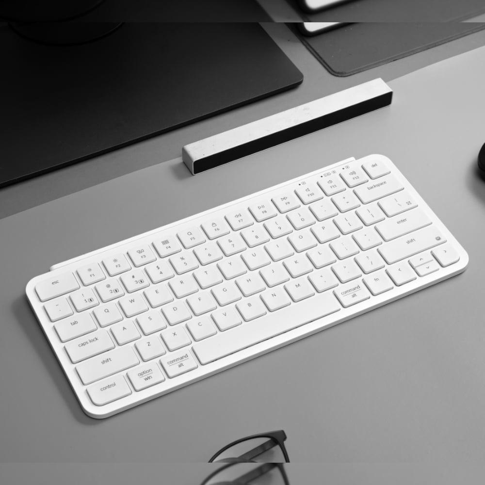 [B1P-K8] Keychron B1 Pro Ultra-Slim 75% Wireless Keyboard - Ivory White