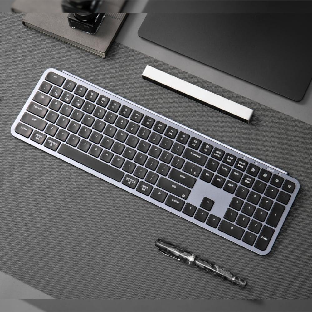 [B6P-K1] Keychron B6 Pro Ultra-Slim 100% Wireless Keyboard - Space Gray 