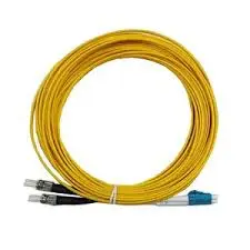 FIBRE OPTIC PATCHCORD ST/UPC-LC/UPC SM DX 3.0MM LSZH YELLOW G652D - 20M