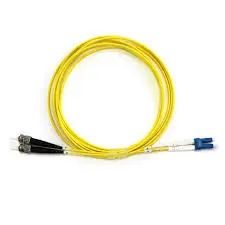 FIBER OPTIC PATCHCORD ST/UPC-LC/UPC SM DX 3.0MM LSZH YELLOW G652D - 10M