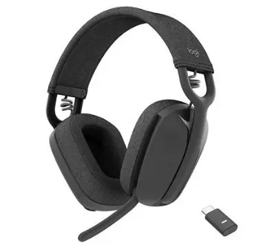 [981-001157] Logitech Zone Vibe Wireless Bluetooth Headset, Microsoft Certified - Graphite