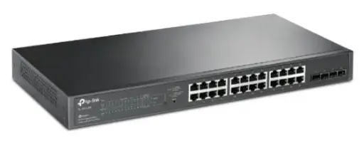 [TL-SG2428P] TP-Link 24-Port Gigabit Smart Switch with PoE+
